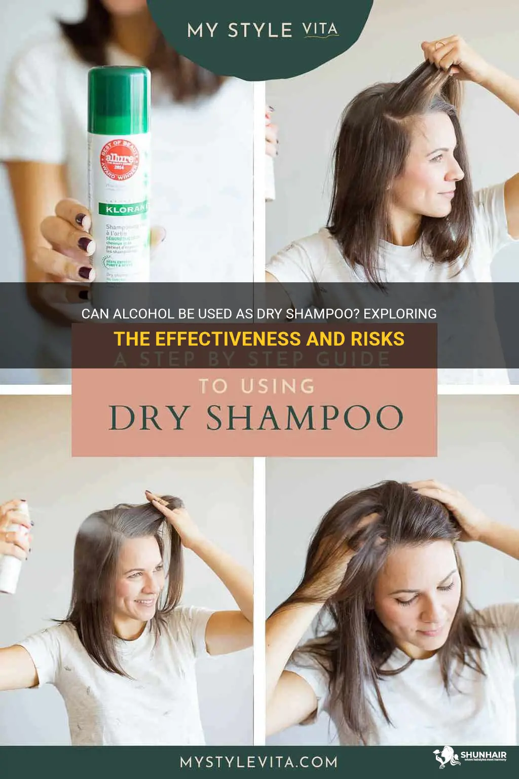 can alcohol be used as dry shampoo