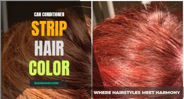 Can Using Conditioner Strip Away Hair Color?