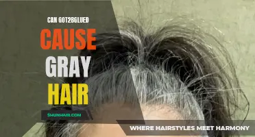 Does Using Got2bGlued Cause Gray Hair?