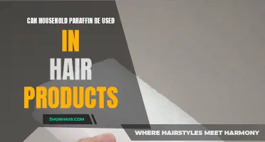 Why Household Paraffin Might Not Be the Best Choice for Hair Products
