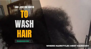 Is Water Enough? Exploring the Pros and Cons of Using Only Water to Wash Hair