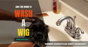 Using Dawn to Wash a Wig: Is it Safe and Effective?