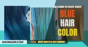 Can Laundry Detergent Effectively Remove Blue Hair Color?