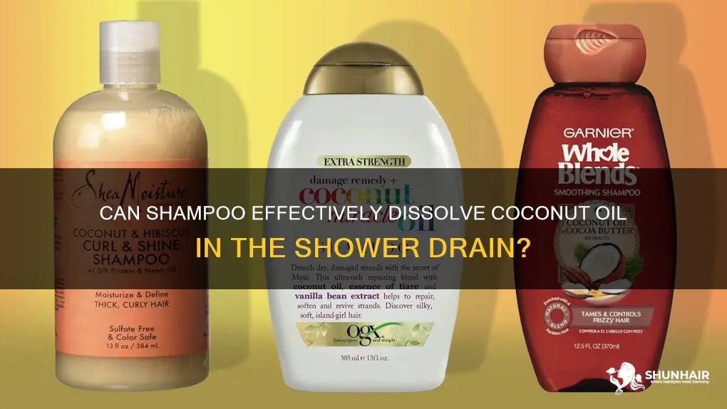 Can Shampoo Effectively Dissolve Coconut Oil In The Shower Drain ...