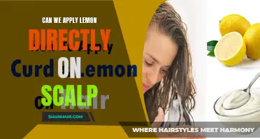 Applying Lemon Directly on Scalp: Benefits and Considerations