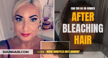 Is It Safe to Use a Sunbed After Bleaching Your Hair?