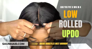 Clever Ways to Incorporate a Wig into a Low Rolled Updo