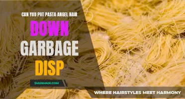 Is it Safe to Put Pasta Angel Hair Down the Garbage Disposal?