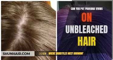 Is it possible to put Pravana Vivids on unbleached hair?