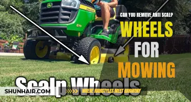 Removing Anti-Scalp Wheels for Mowing: Steps and Considerations