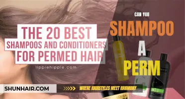 Can You Shampoo Your Hair After Getting a Perm?