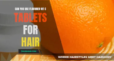 Exploring the Use of Flavored Vitamin C Tablets for Hair: Benefits and Drawbacks