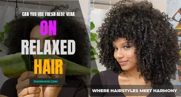 Using Fresh Aloe Vera on Relaxed Hair: Benefits and Best Practices