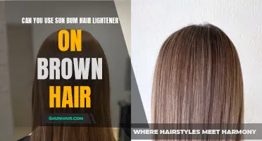 Achieve Sun-Kissed Highlights: Can You Use Sun Bum Hair Lightener on Brown Hair?