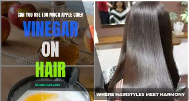 Finding Balance: Can You Overdo Apple Cider Vinegar on Hair?