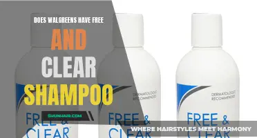Is Walgreens a Source for Free and Clear Shampoo?