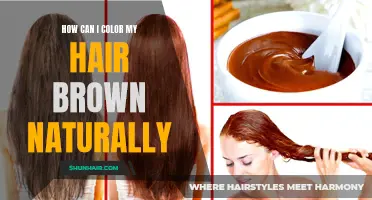 Discover Natural Methods to Achieve Beautiful Brown Hair Color