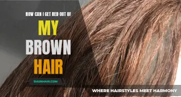 How to Remove Red Hair Dye and Restore Brown Hair Shade