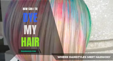 Achieve Colorful Strands: Learn How to Tie Dye Your Hair