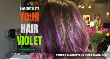 Achieving Vibrant Violet Hair: Tips and Tricks for Dyeing at Home