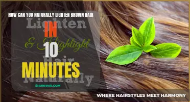 5 Ways to Naturally Lighten Brown Hair in 10 Minutes