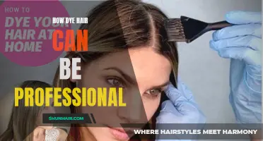 Dyeing Your Hair: Embracing Professionalism with Style