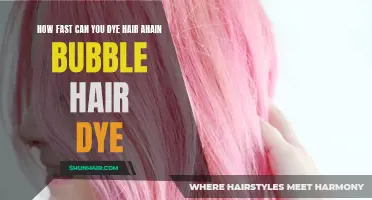 Reveal the Speed of Your Hair Transformation with Bubble Hair Dye
