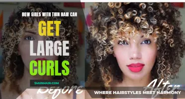 Transforming Thin Hair: Achieving Bounce and Volume with Large Curls for Girls