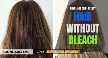 The Lightest Shades to Dye Your Hair Without Bleach