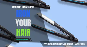 The Ultimate Guide: How Many Times Can You Iron Your Hair Safely?