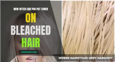 The Ideal Frequency for Applying Toner on Bleached Hair