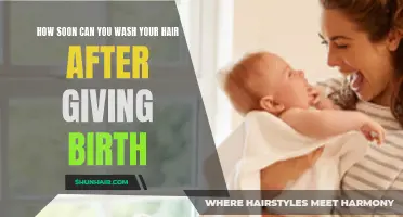 When Can You Safely Wash Your Hair After Giving Birth?