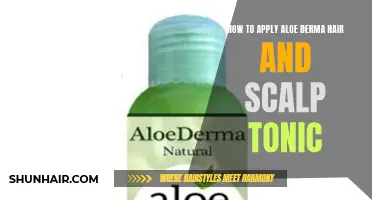 Revitalize Your Hair and Scalp with Aloe Derma Hair and Scalp Tonic: A Step-by-Step Guide