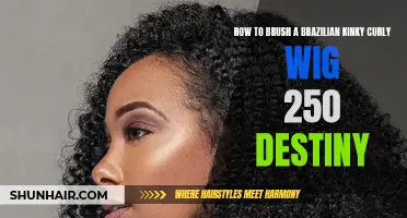 Easy Steps to Brushing and Maintaining your Brazilian Kinky Curly Wig - The 250 Destiny Guide