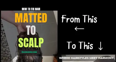Effective Ways to Fix Hair Matted to Scalp