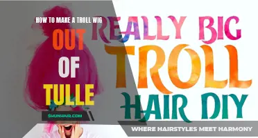 Create an Amazing Troll Wig with Tulle: A Step-by-Step Guide