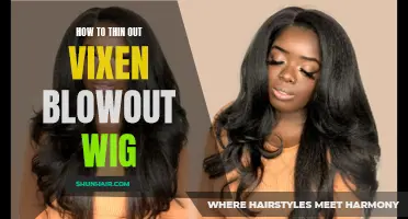 Achieving a Natural Look: Tips on Thinning Out a Vixen Blowout Wig