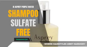 Is Asprey Purple Water Shampoo Sulfate Free? Unveiling the Truth Behind Its Ingredients
