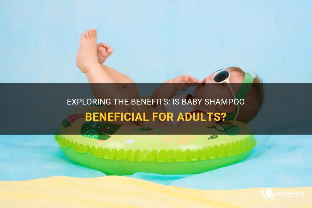 is baby shampoo good for adults