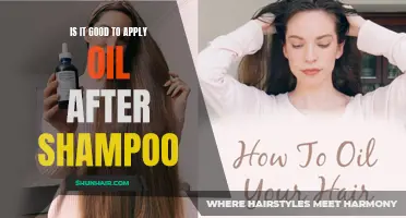 The Benefits of Applying Oil After Shampooing