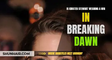 Is Kristen Stewart Wearing a Wig in Breaking Dawn?