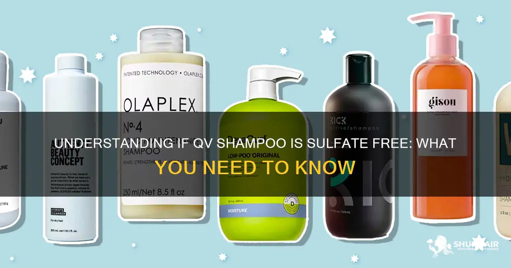 is qv shampoo sulfate free