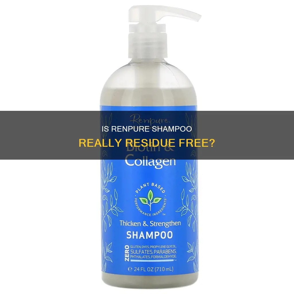 is renpure shampoo residue free