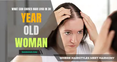 Common Causes of Hair Loss in Women in Their 30s