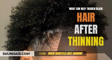 Natural Remedies for Thickening Black Hair After Thinning