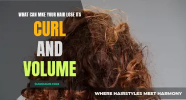 Causes of Hair Losing its Curl and Volume