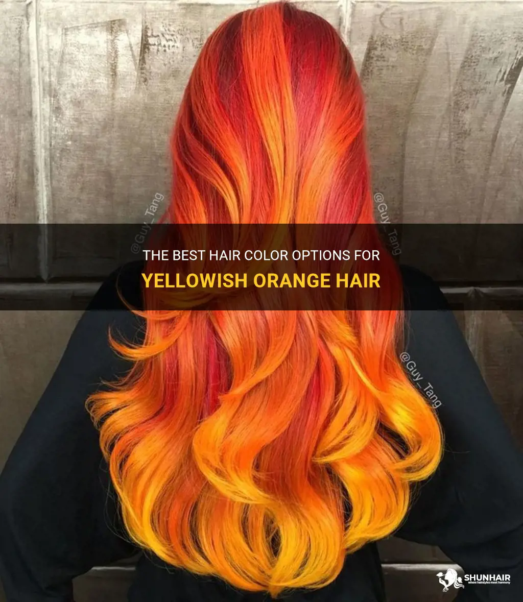 what color I can put on yelowish orange hair