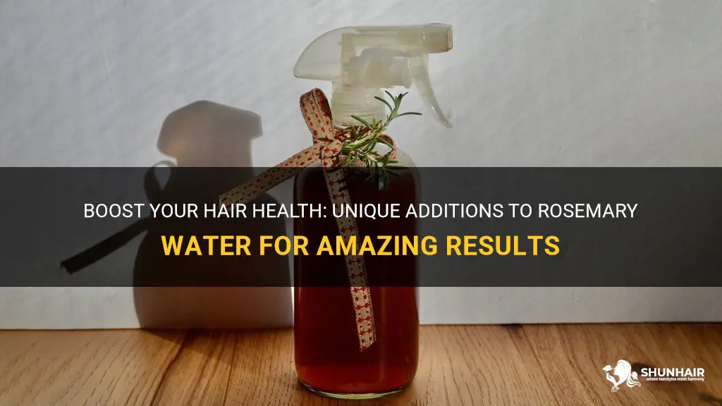 what else can I add to rosemary water for hair