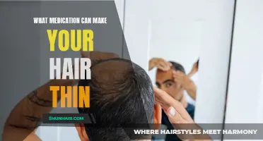 Common Medications That Can Cause Hair Thinning