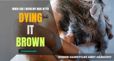All You Need to Know: When Can I Wash My Hair After Dying It Brown